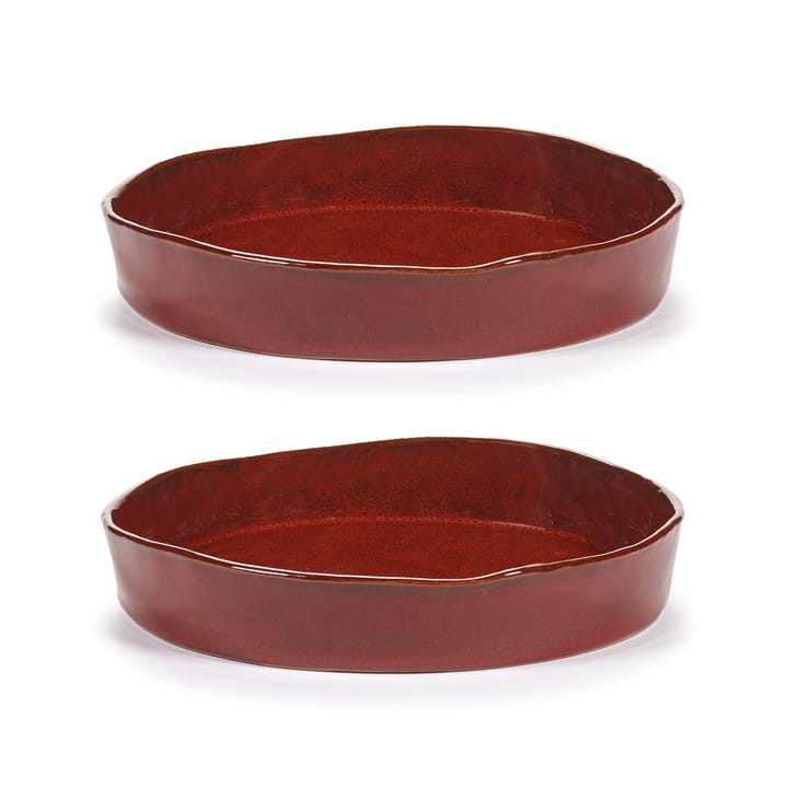 La Mère dyb tallerken S Ø20 cm 2 stk - Venetian red - Serax