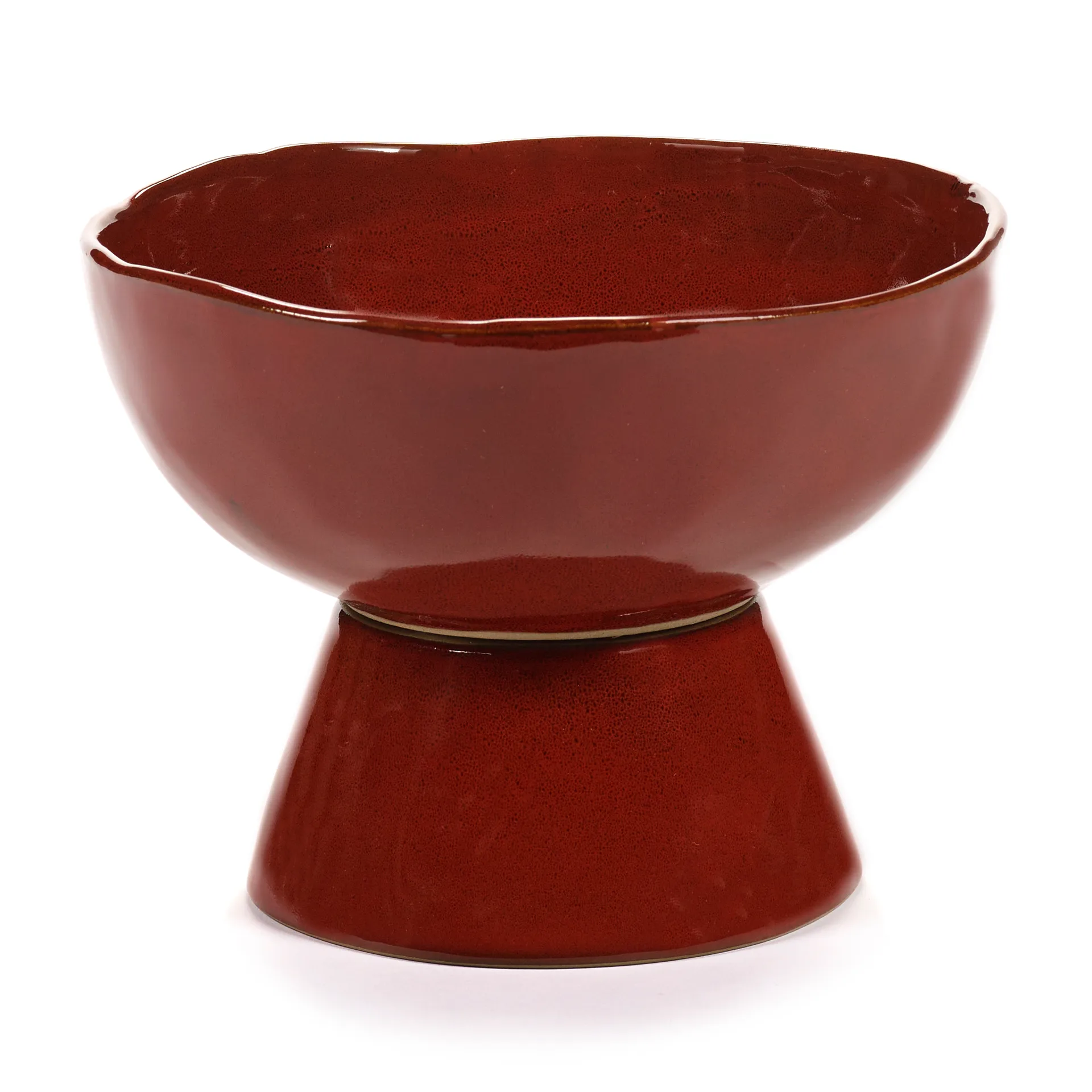 La Mère skål på fod large Ø20,5 cm, Venetian red Serax