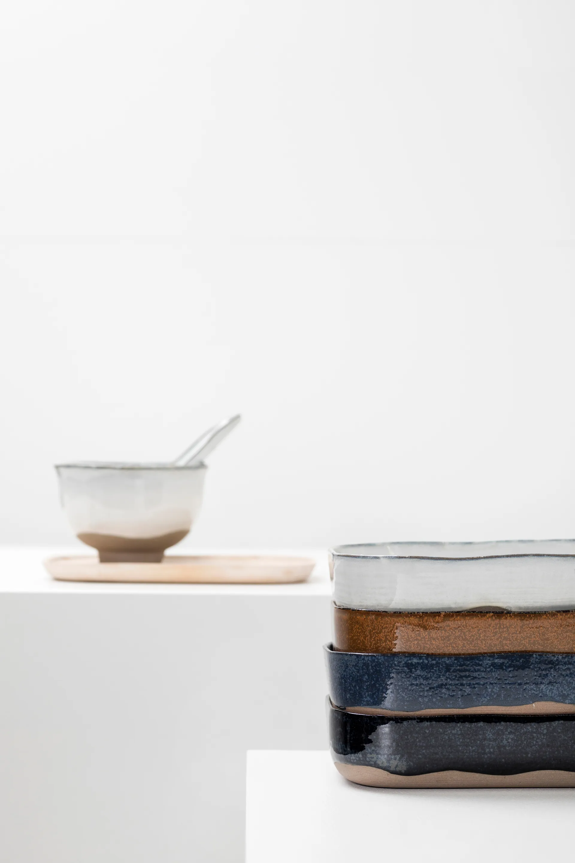 La Nouvelle Table ekstra dyb fad No5 L 4 stk, Blue Serax