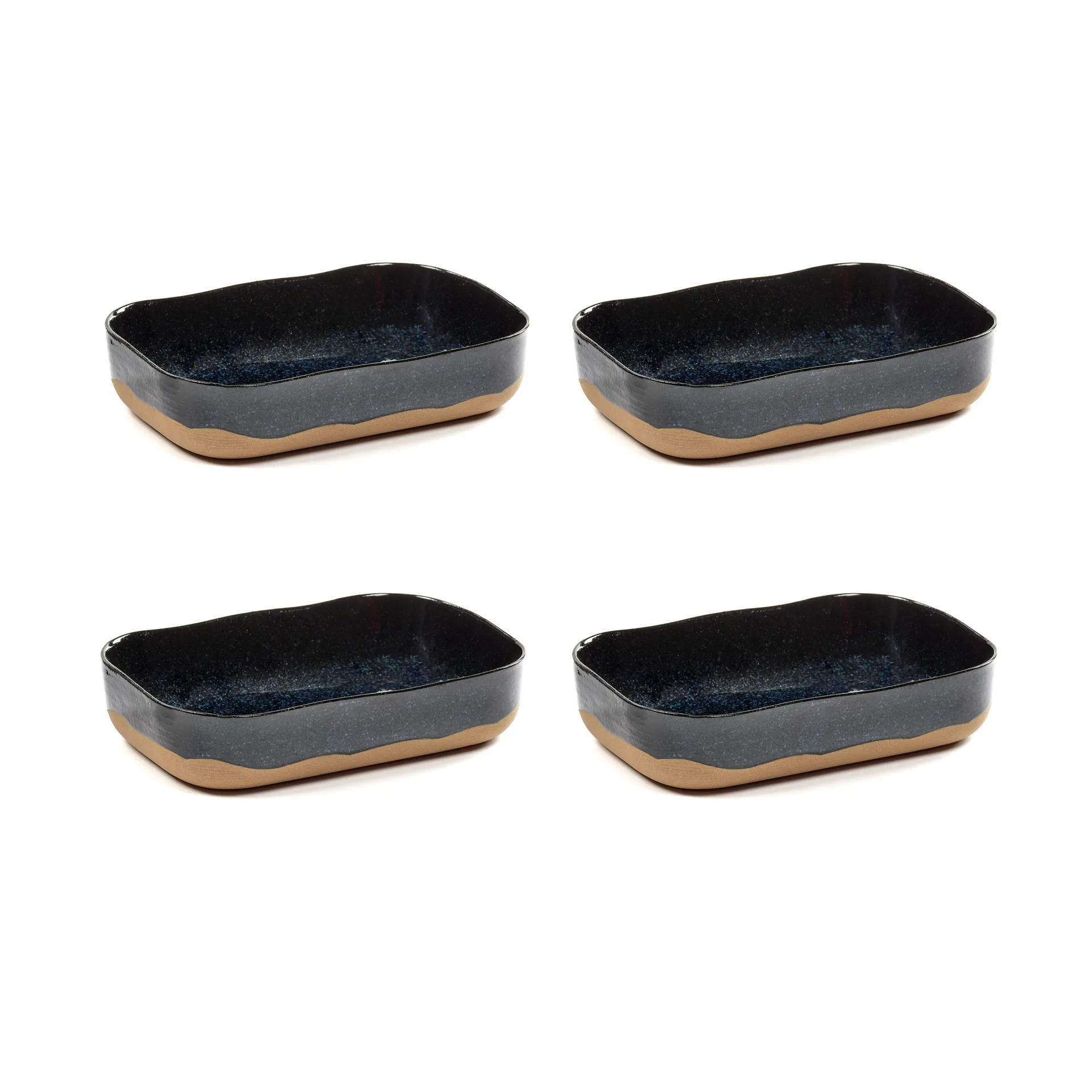 La Nouvelle Table ekstra dyb fad No5 L 4 stk, Dark blue Serax