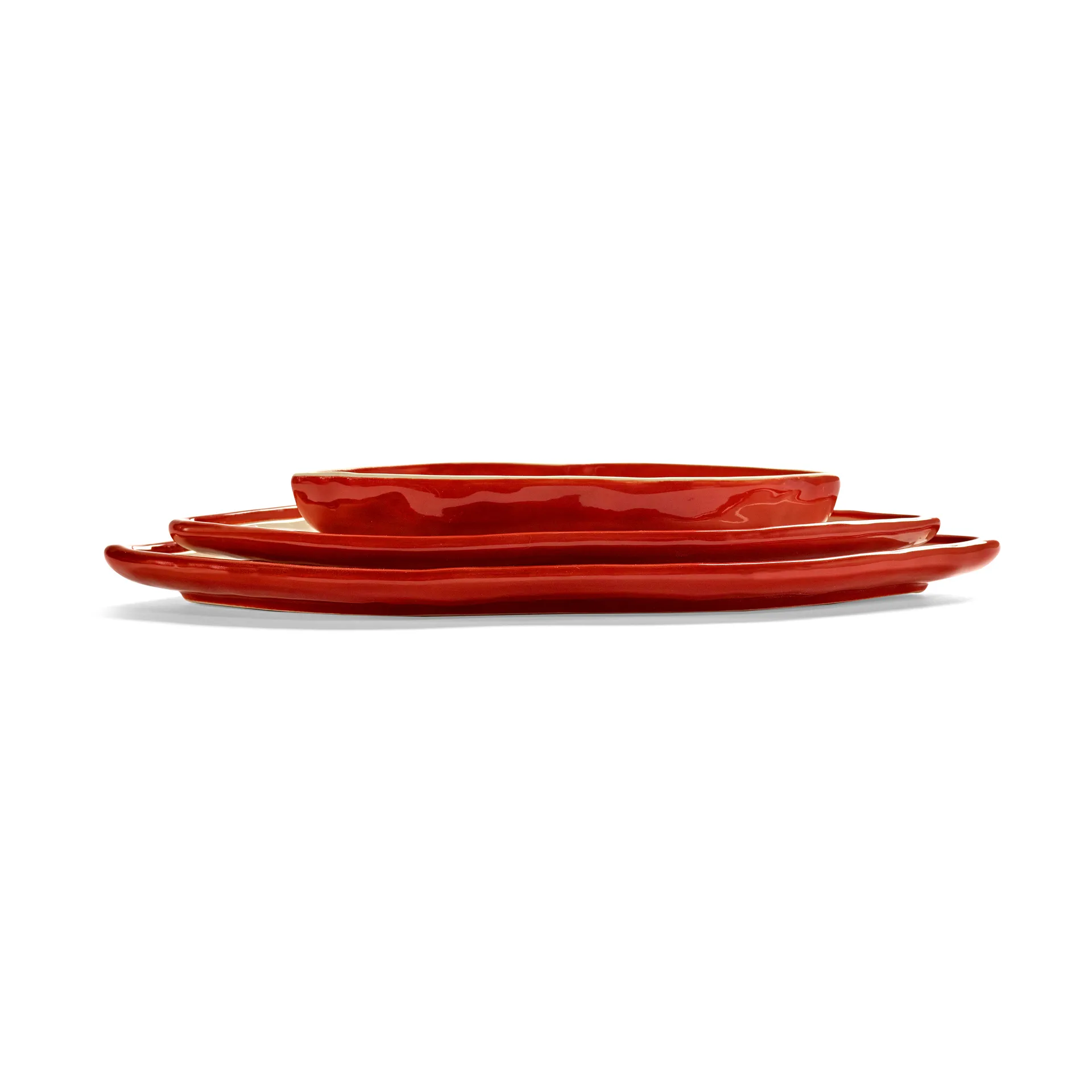 Les Objets Mouleversants bakke M, Red-white Serax