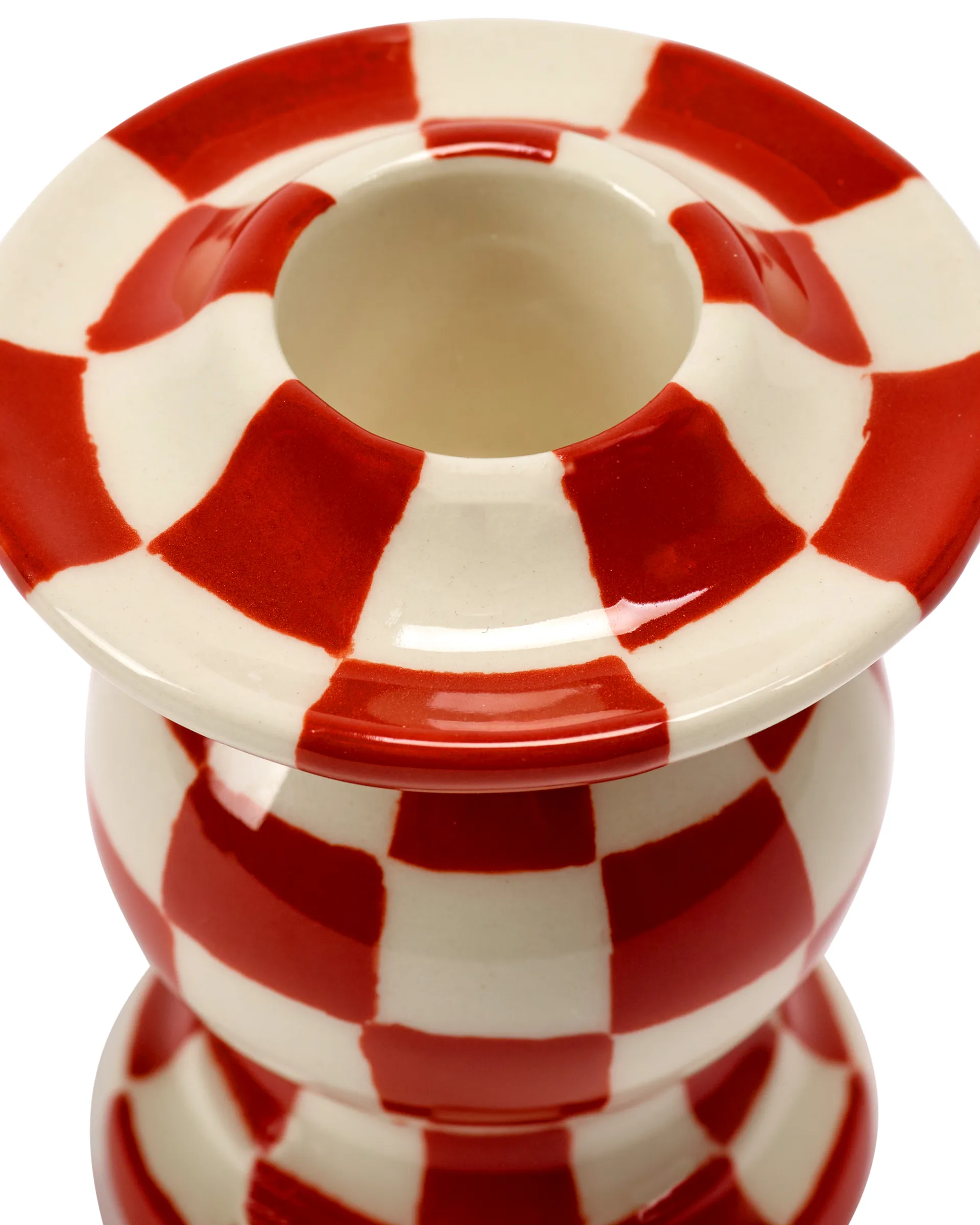 Les Objets Mouleversants N°2 lysestage, Red-white Serax