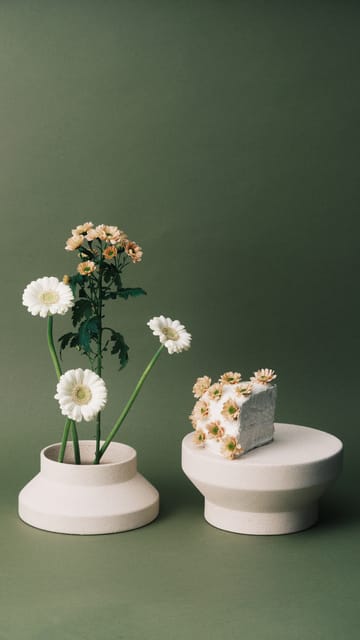 Mira vase/kagefad L - Beige - Serax