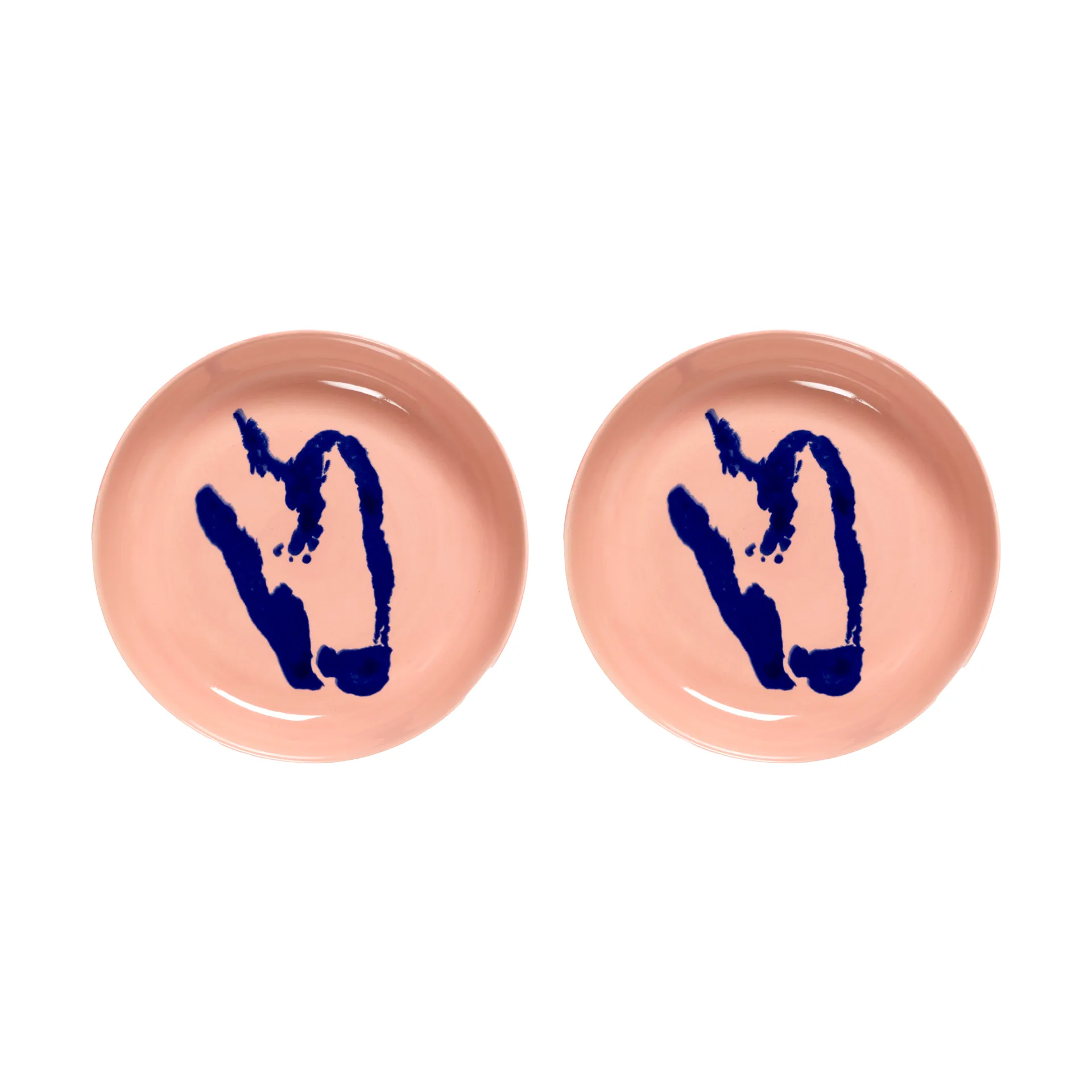 Ottolenghi Feast dyb tallerken Ø22 cm 2-pak, Pink-pepper blue Serax