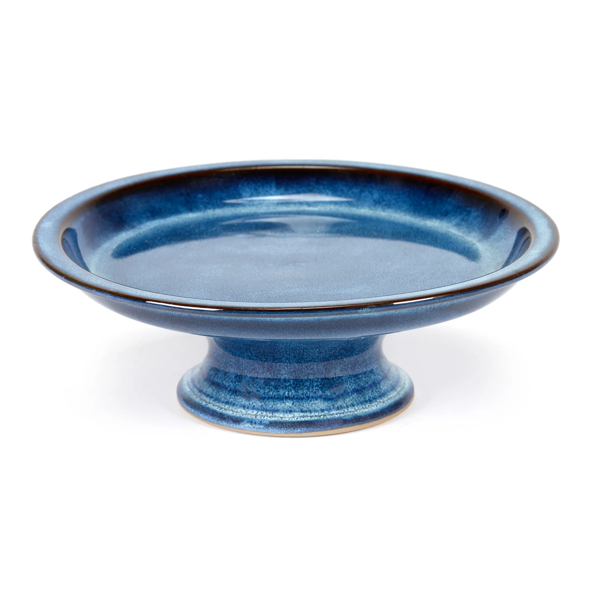 Pure kagefad glaseret L Ø23,5 cm, Dark Blue Serax