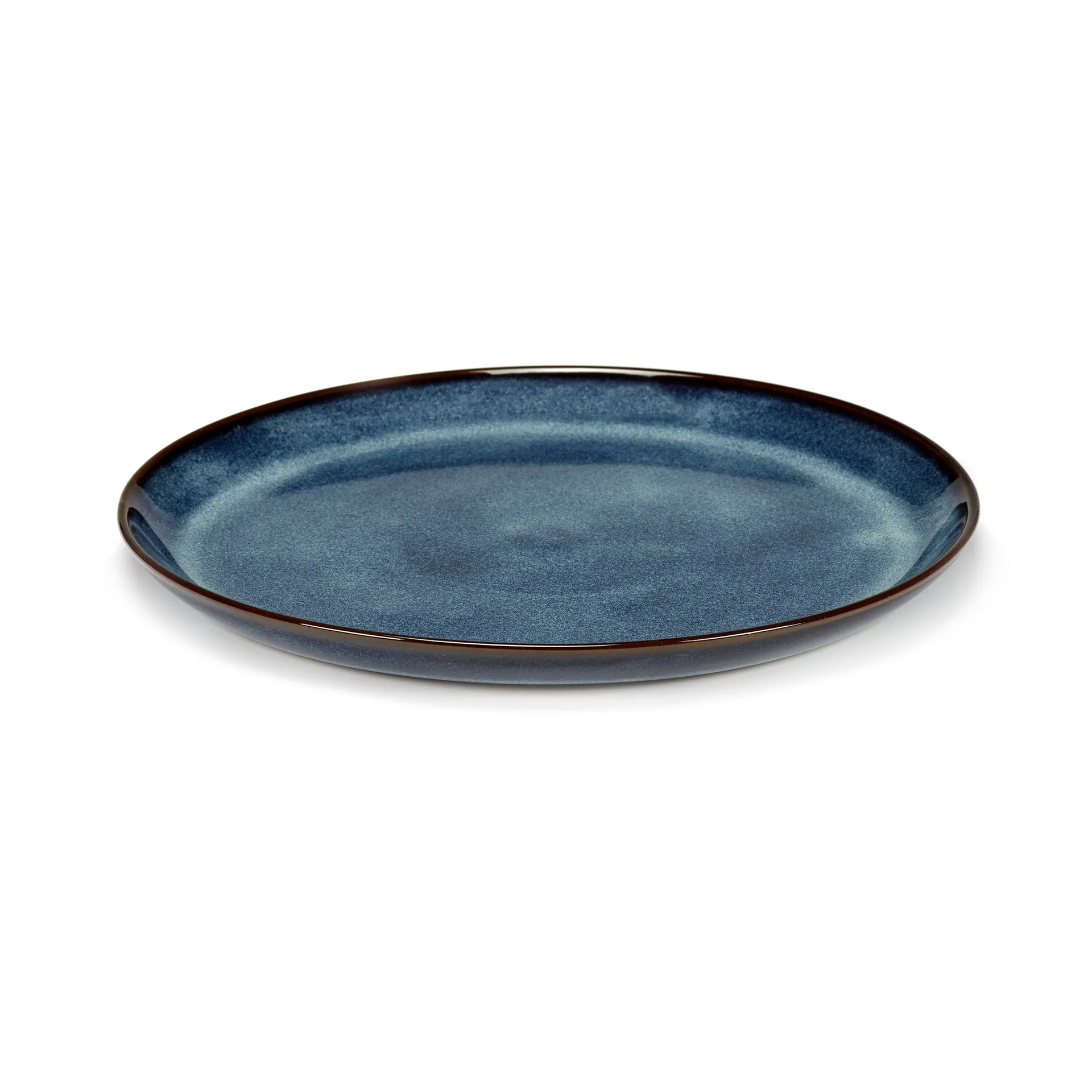 Pure tallerken glaseret M Ø23,5 cm, Dark Blue Serax
