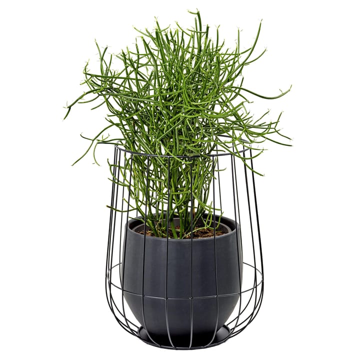 Serax blomsterkrukke i kurv Ø37 cm h46 cm, Black Serax