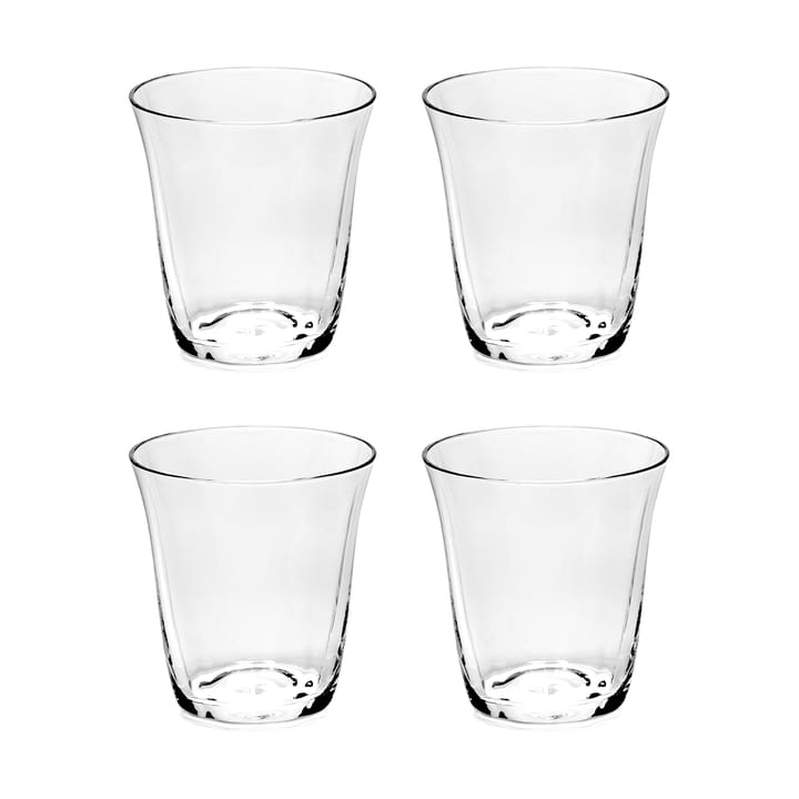 Silhouette dobbelt espressoglas 11 cl 4 stk - Clear - Serax