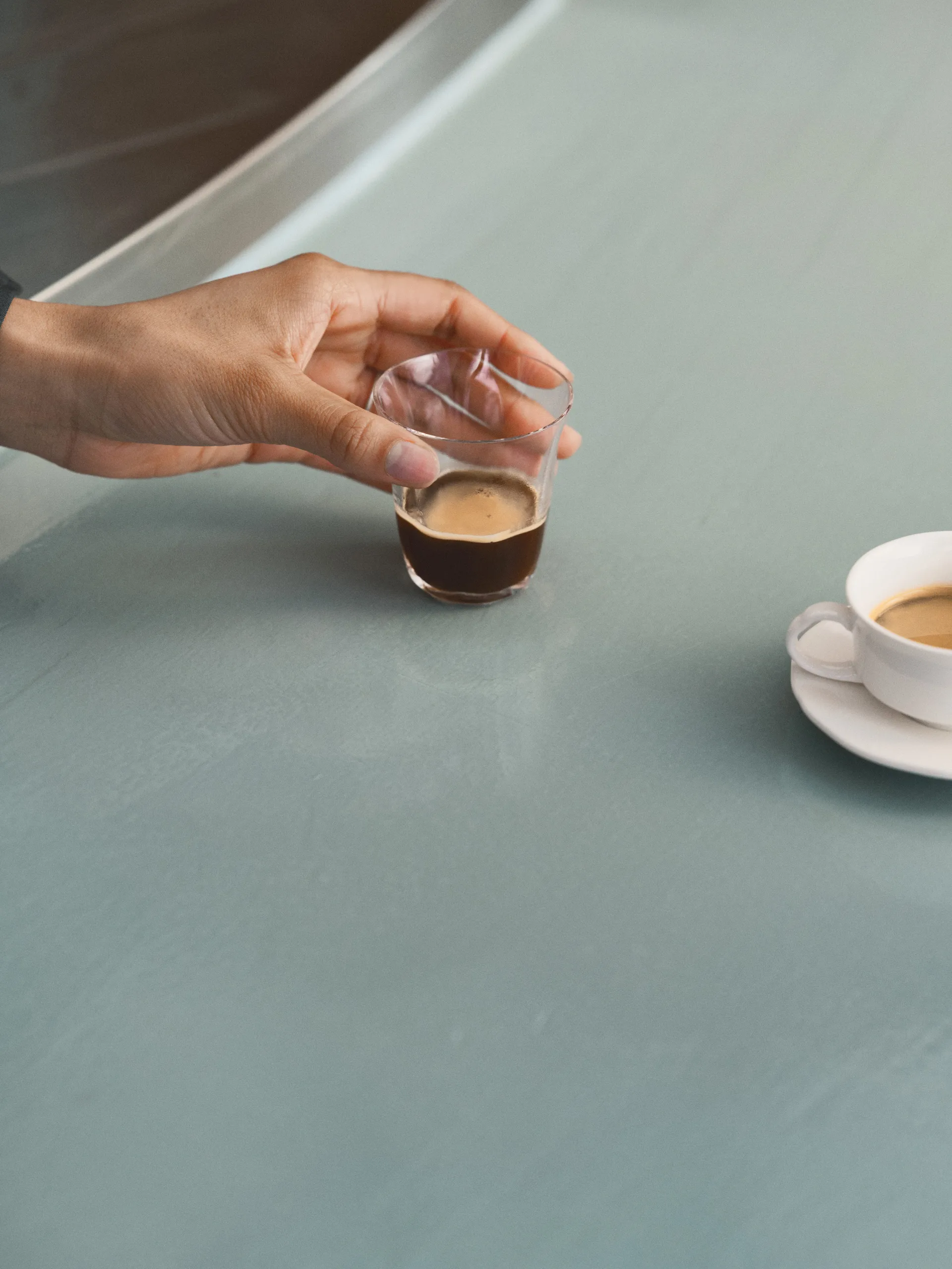 Silhouette dobbelt espressoglas 11 cl 4 stk, Clear Serax