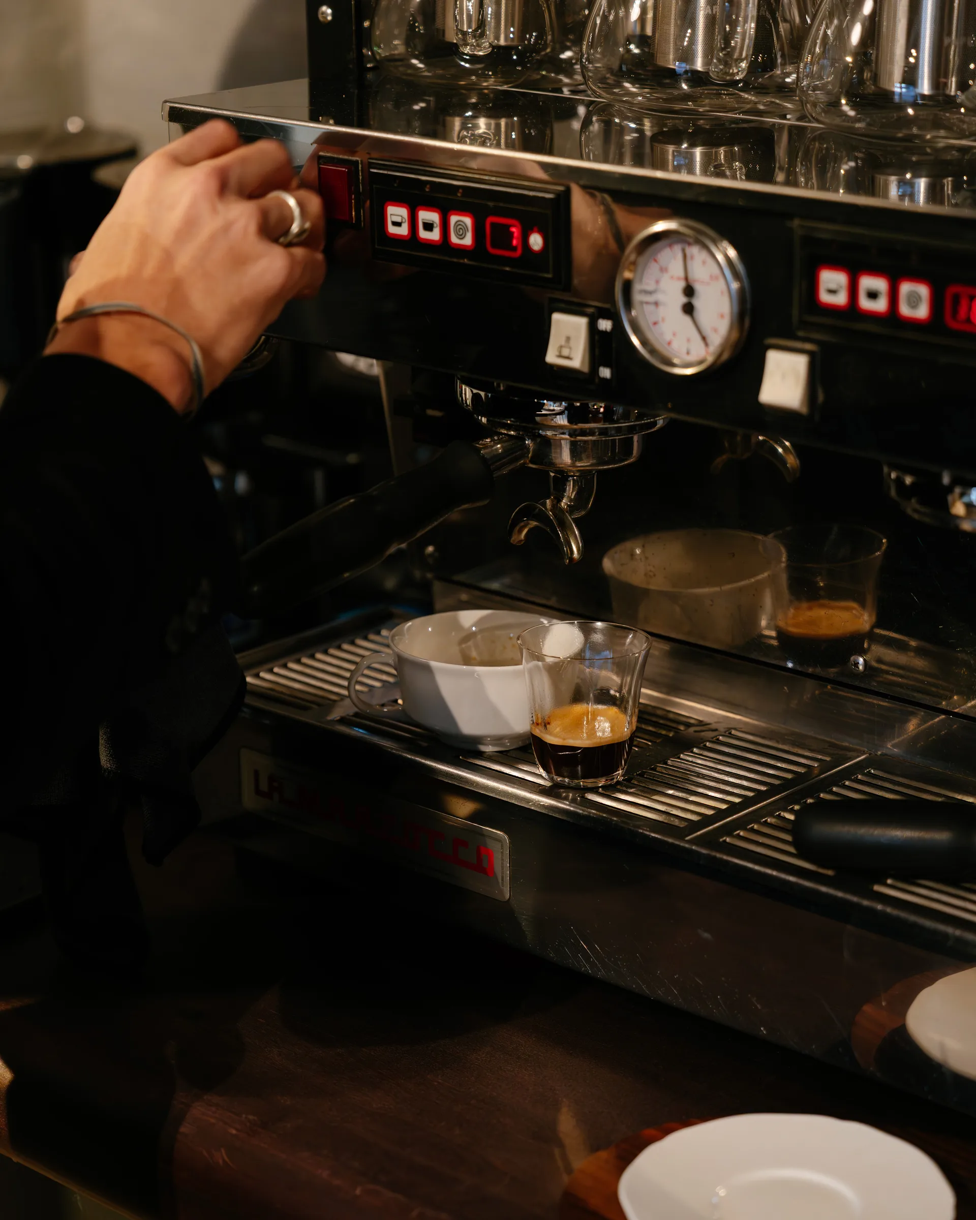 Silhouette dobbelt espressoglas 11 cl 4 stk, Clear Serax