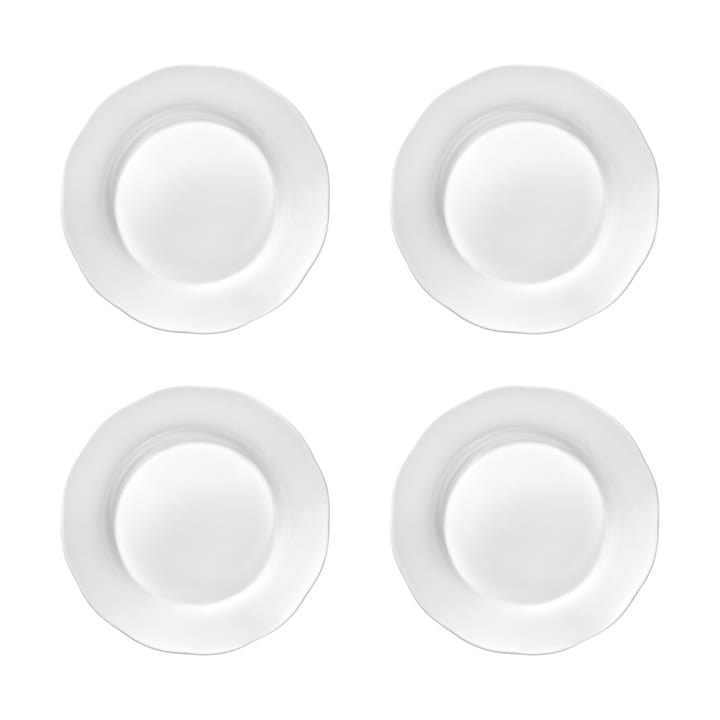 Silhouette dyb sidetallerken L Ø18,5 cm 4 stk - White - Serax