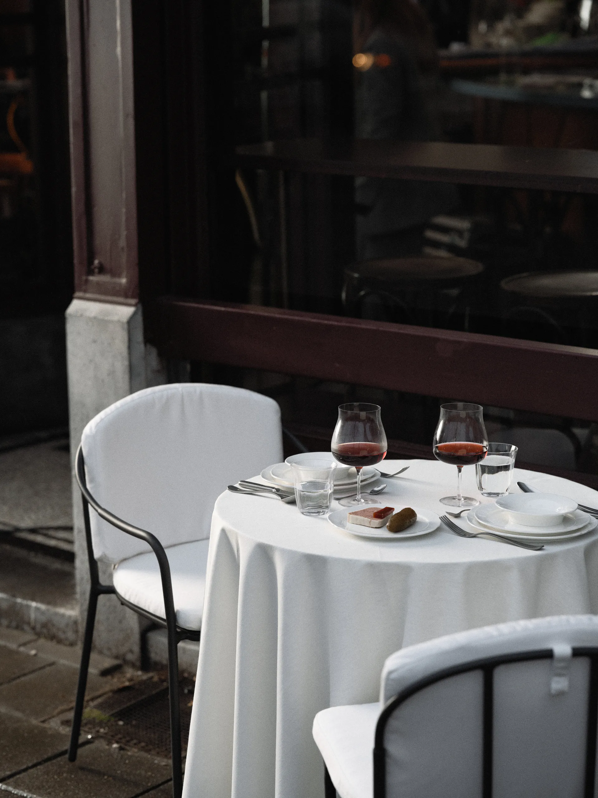 Silhouette dyb sidetallerken M Ø15 cm 4 stk, White Serax