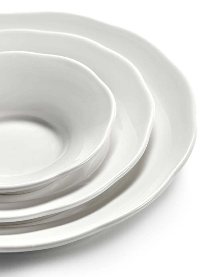 Silhouette dyb sidetallerken S Ø10,5 cm 4 stk, White Serax