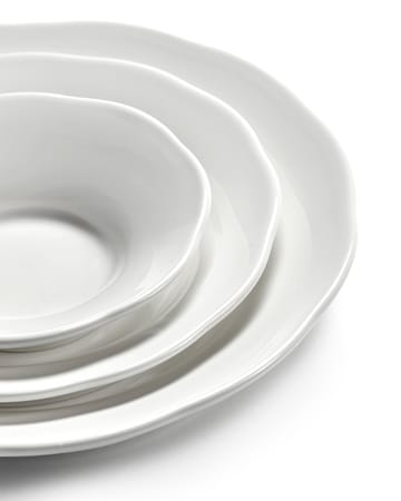 Silhouette dyb sidetallerken S Ø10,5 cm - White - Serax