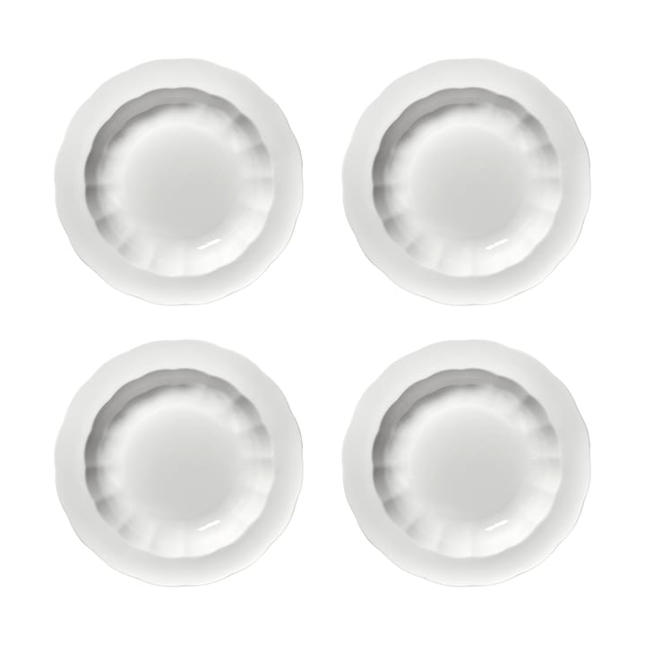 Silhouette dyb tallerken M Ø23,7 cm 4 stk - White - Serax