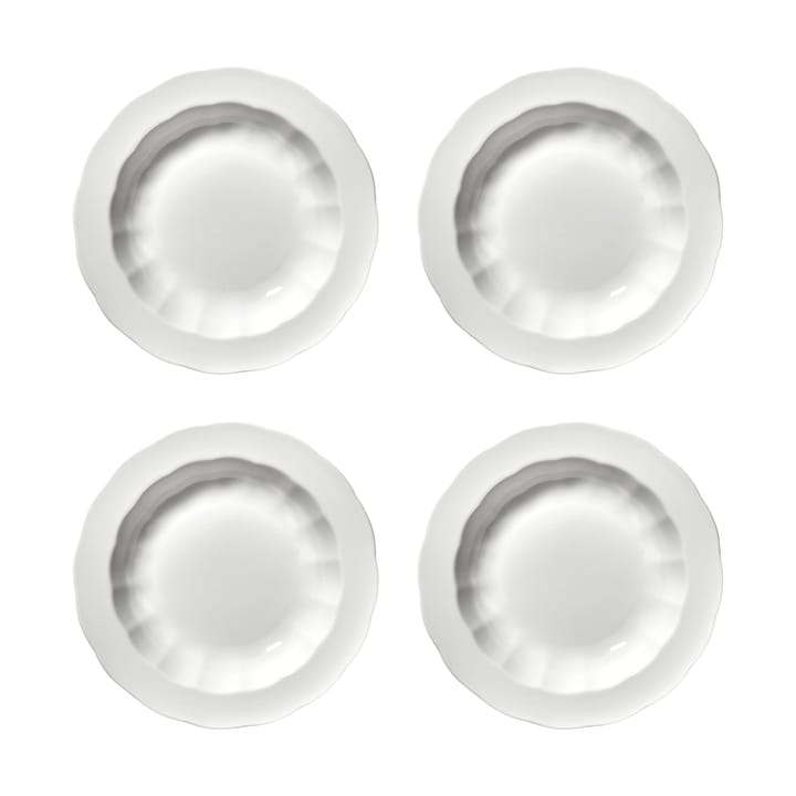 Silhouette dyb tallerken S Ø21,5 cm 4 stk - White - Serax
