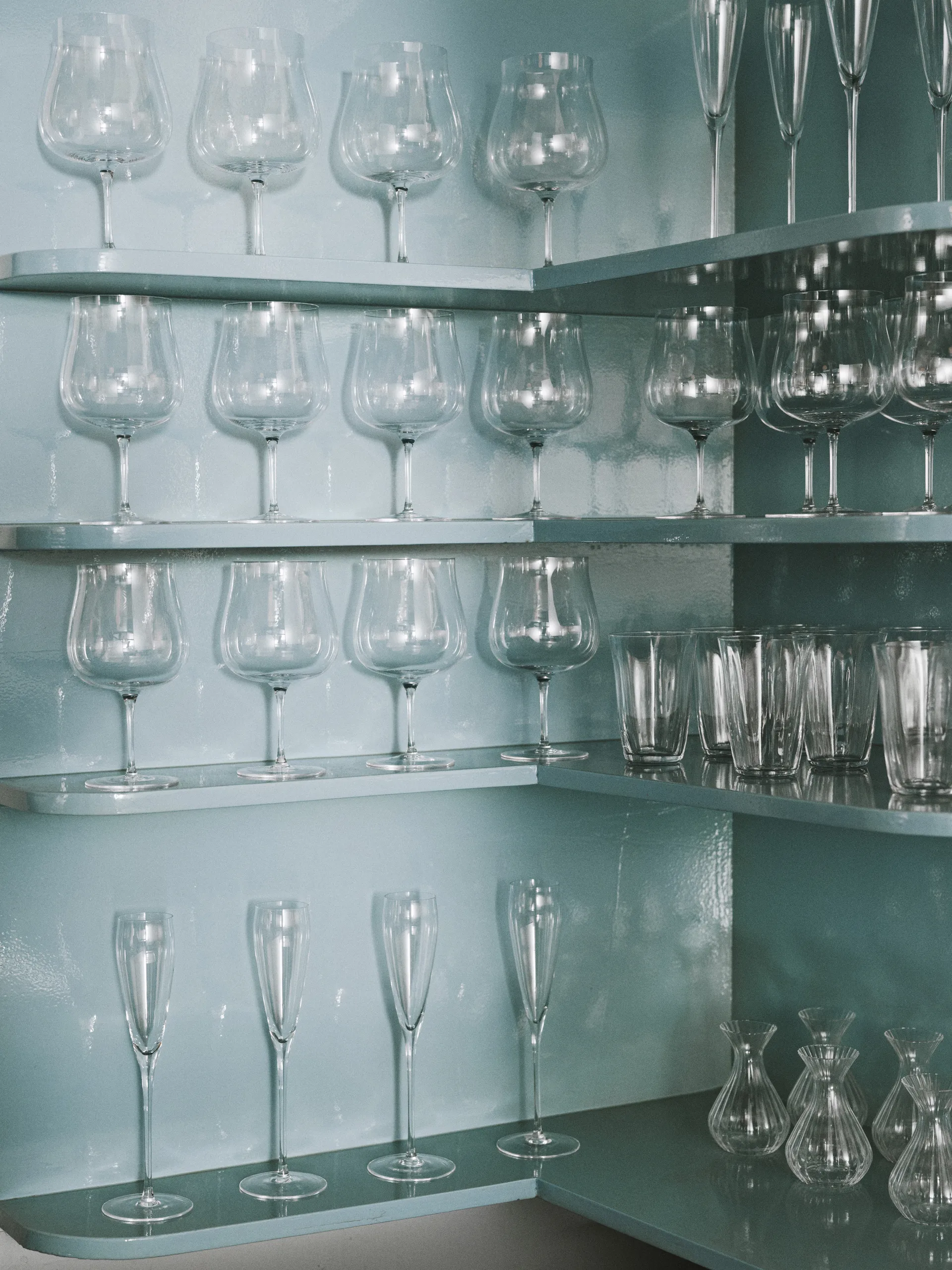 Silhouette flute champagneglas 15 cl 4 stk, Clear Serax