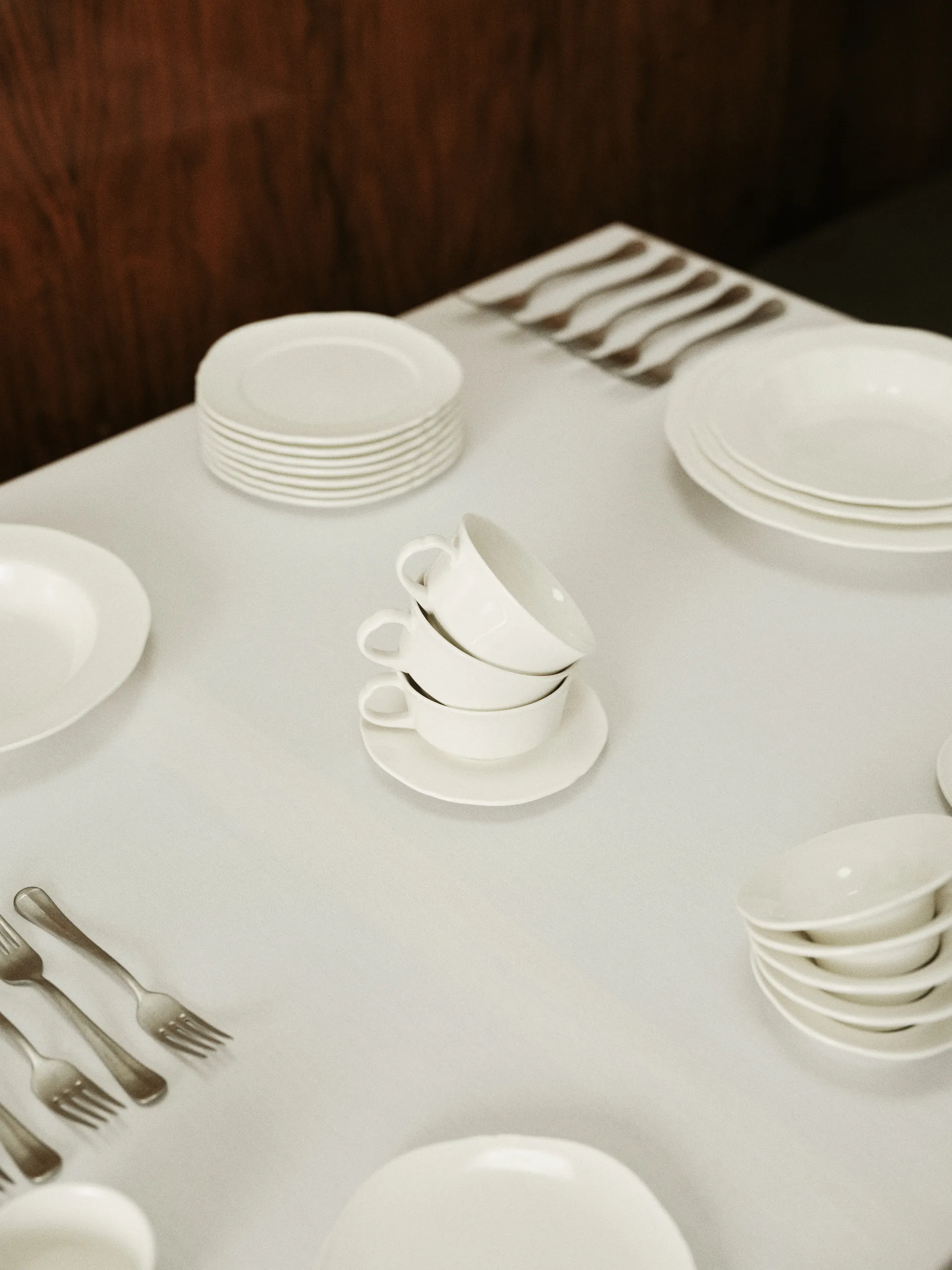 Silhouette kaffekop 19 cl 4 stk, White Serax