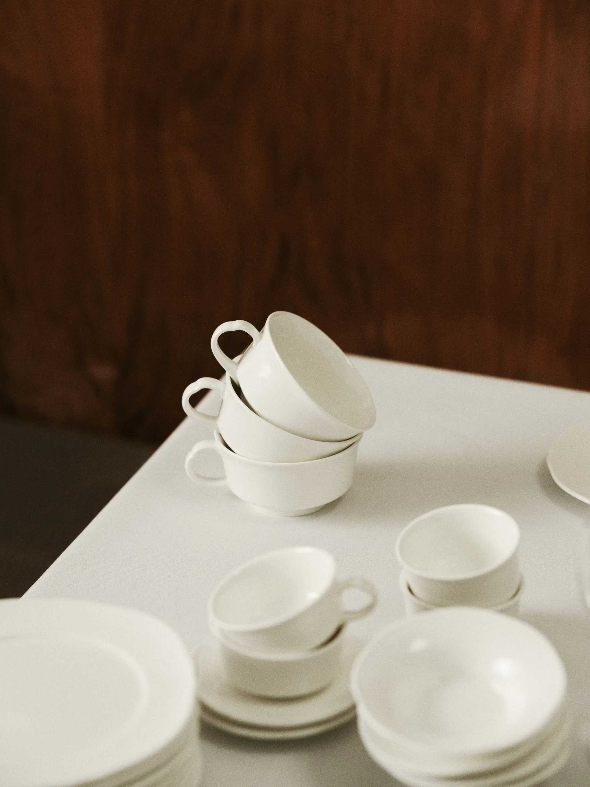 Silhouette kaffekop 19 cl 4 stk, White Serax