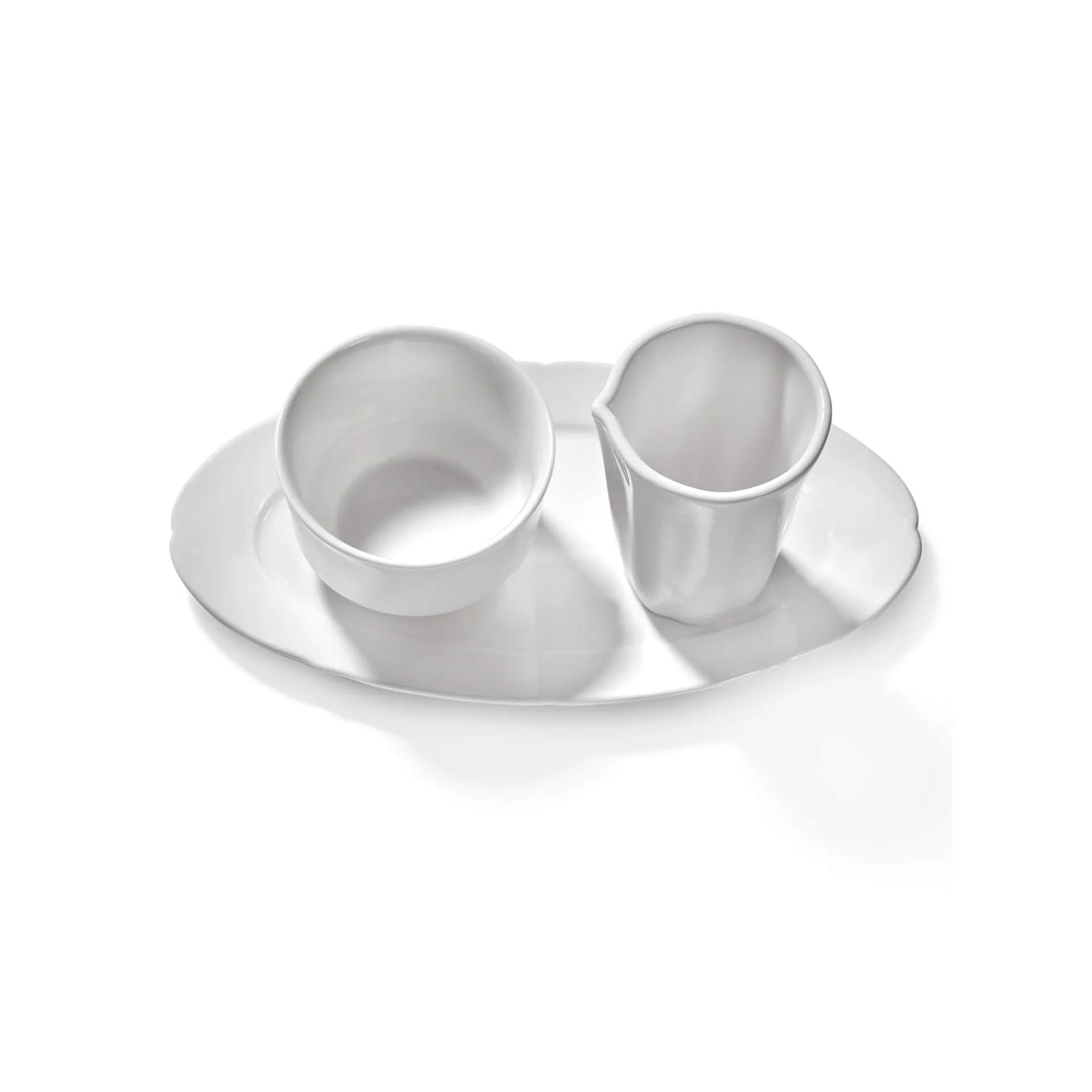 Silhouette mælkekande 7 cl 4 stk, White Serax