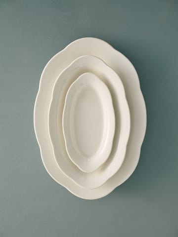 Silhouette oval dyb tallerken S 10x18,5 cm 2 stk - White - Serax