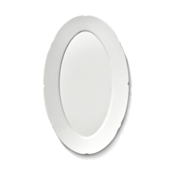 Silhouette oval tallerken M 15x24,5 cm - White - Serax