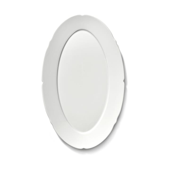Silhouette oval tallerken M 15x24,5 cm, White Serax