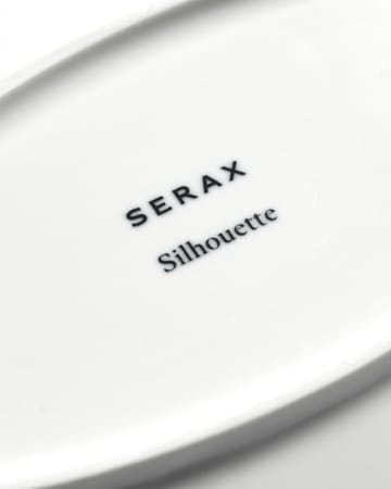 Silhouette oval tallerken M 15x24,5 cm - White - Serax