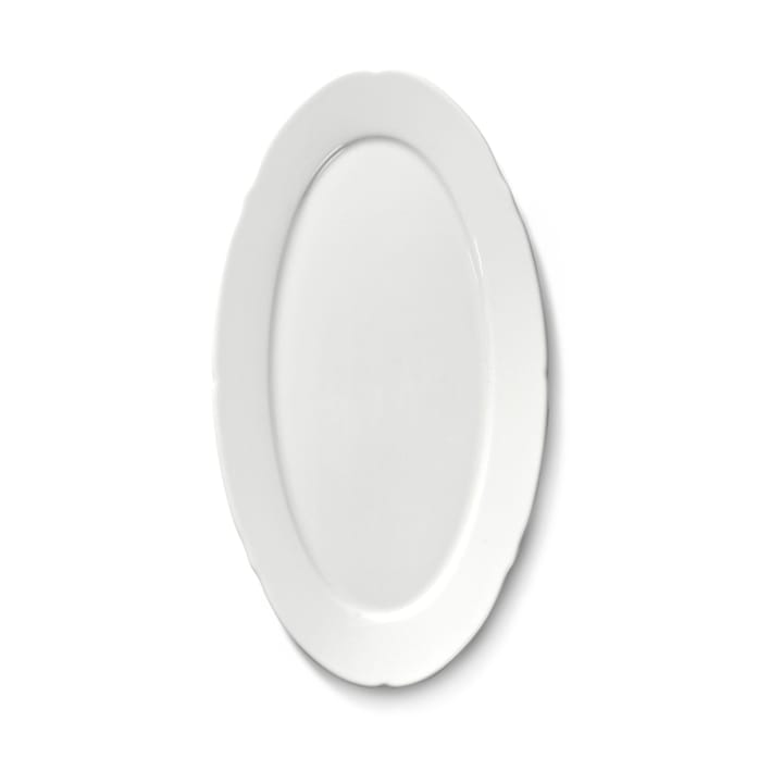 Silhouette oval tallerken S 10x18,5 cm, White Serax