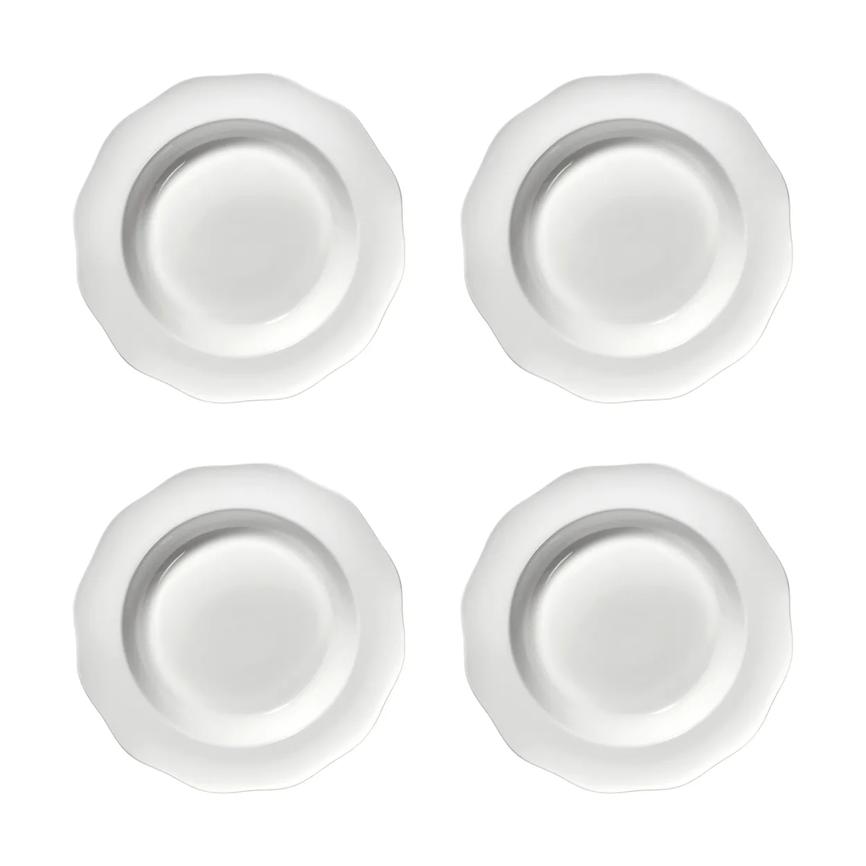 Serax Silhouette pasta tallerken Ø22 cm 4 stk White