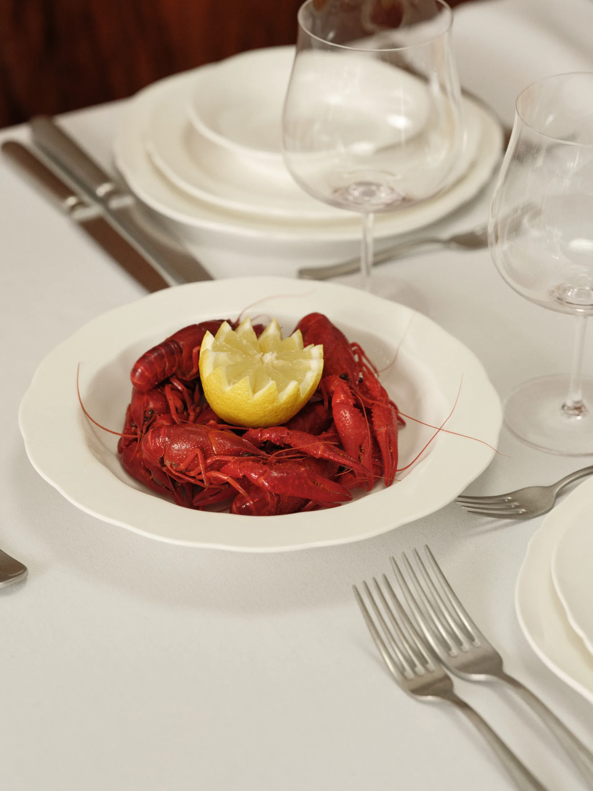 Silhouette pasta tallerken Ø22 cm 4 stk, White Serax