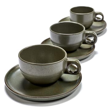 Surface cappuccinokop med underkop 23 cl - Camogreen - Serax