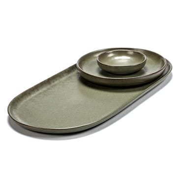 Surface tapastallerken 17x35,5 cm - Camogreen - Serax