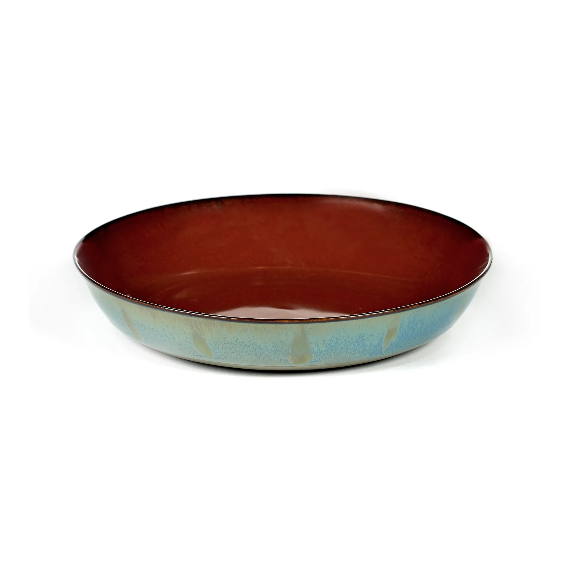 Terres de Rêves asiet 17,5 cm, Rust/Smokey blue Serax