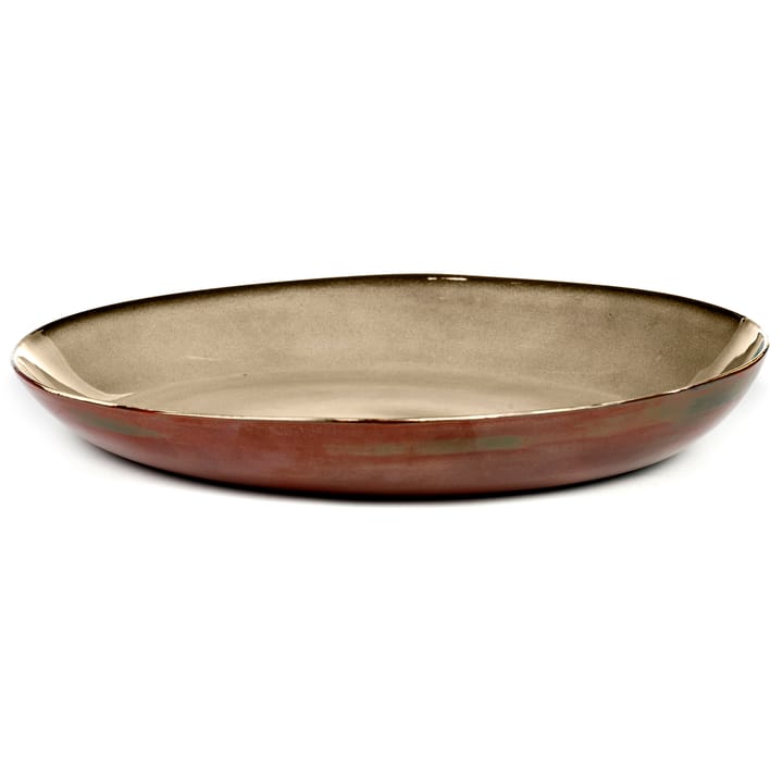 Terres de Rêves serveringsfad 35,5 cm - Misty grey/Rust - Serax