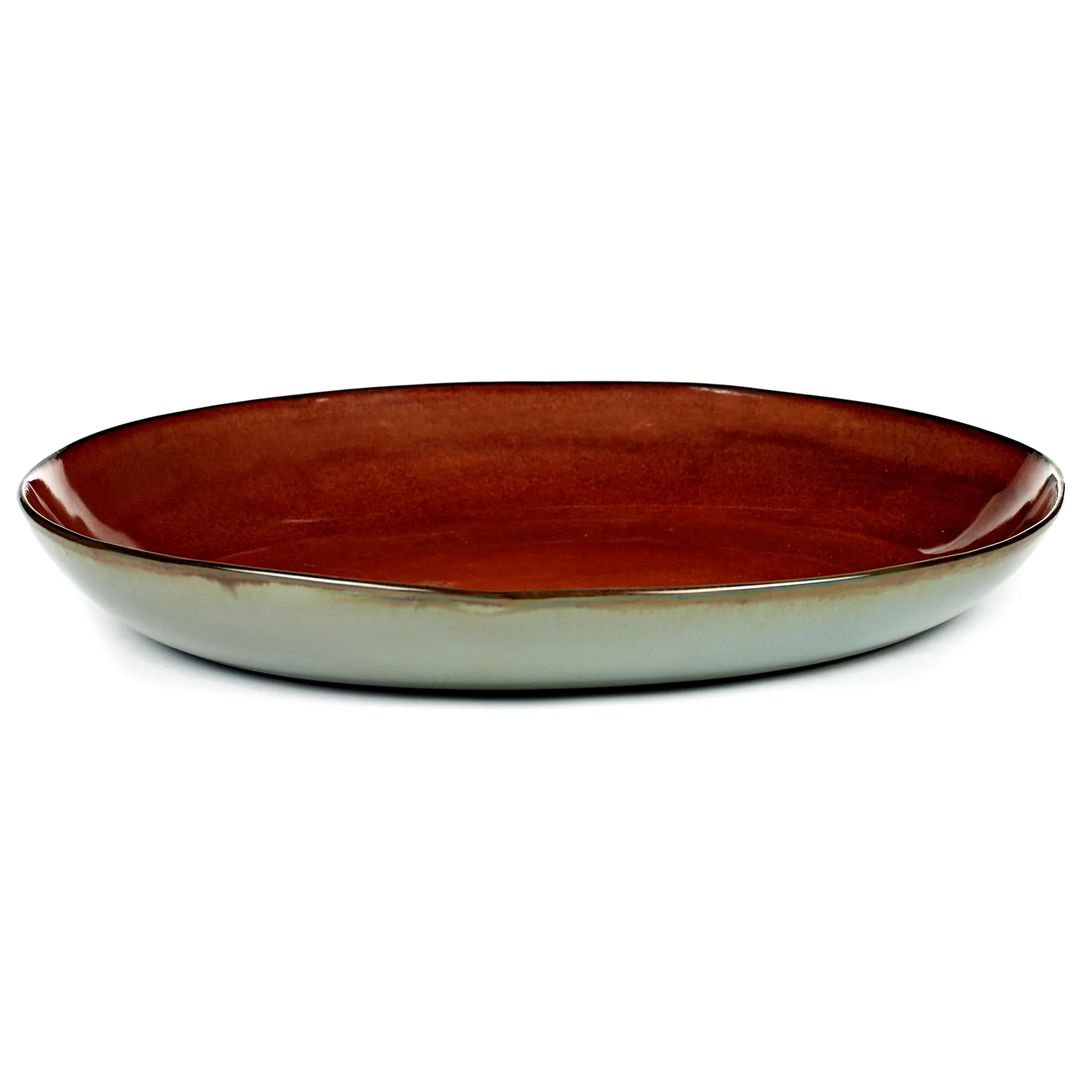 Terres de Rêves serveringsfad 35,5 cm, Rust/Smokey blue Serax