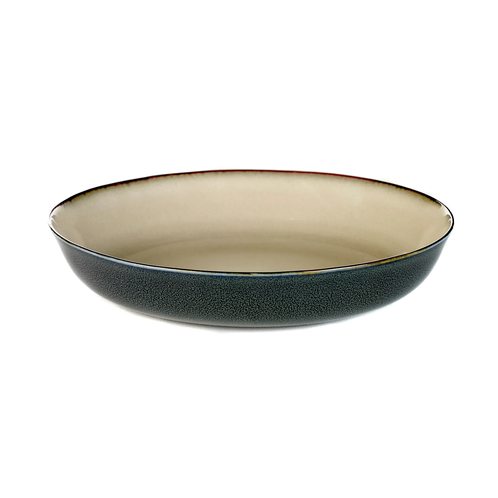 Terres de Rêves tallerken 21 cm, Misty grey/Dark blue Serax