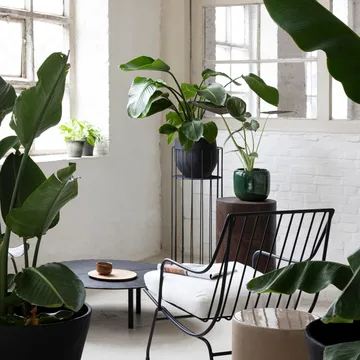 Vasaro piedestal h90 cm Ø35 cm - Sort - Serax