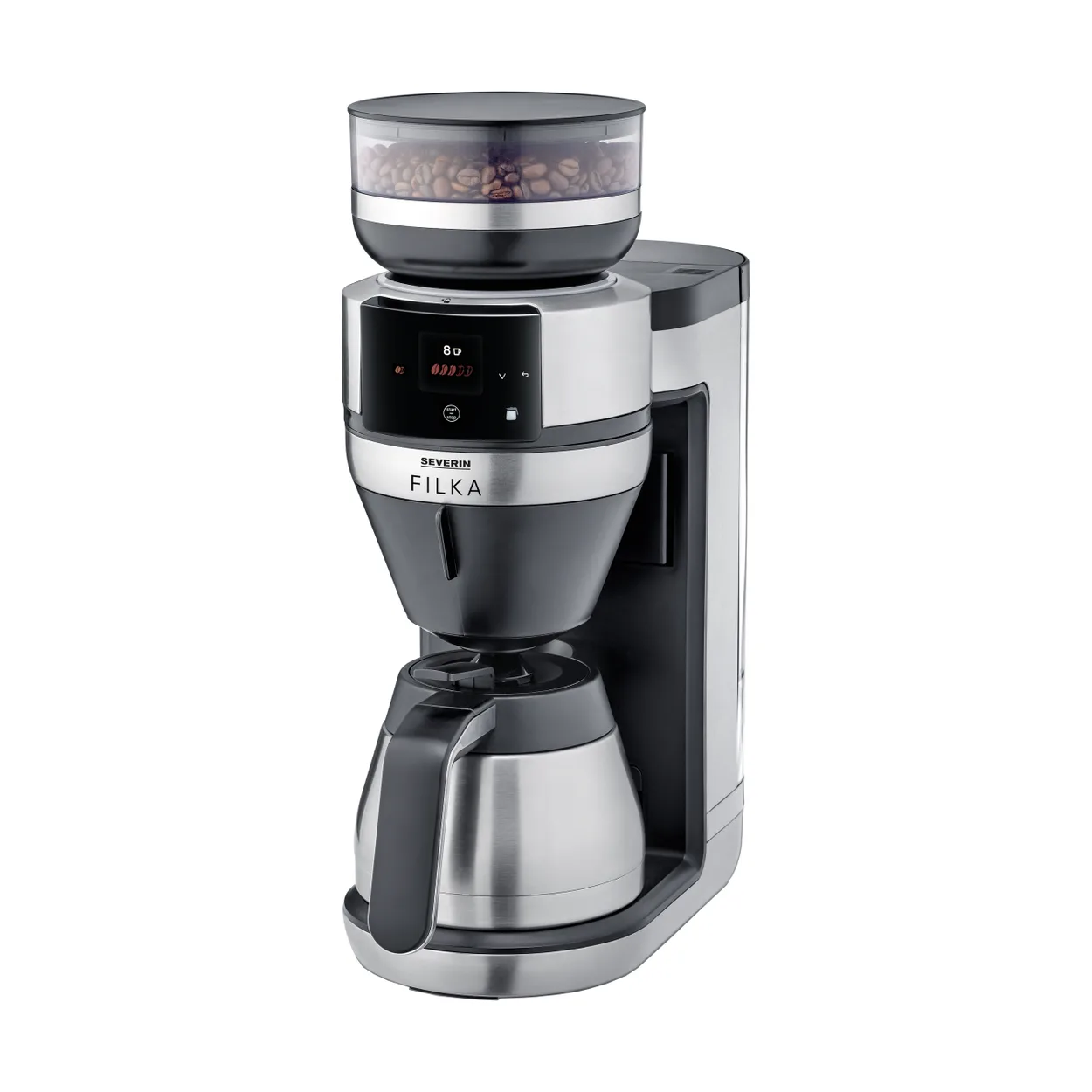 Severin FILKA helautomatisk filterkaffemaskine KA 4853 termokande