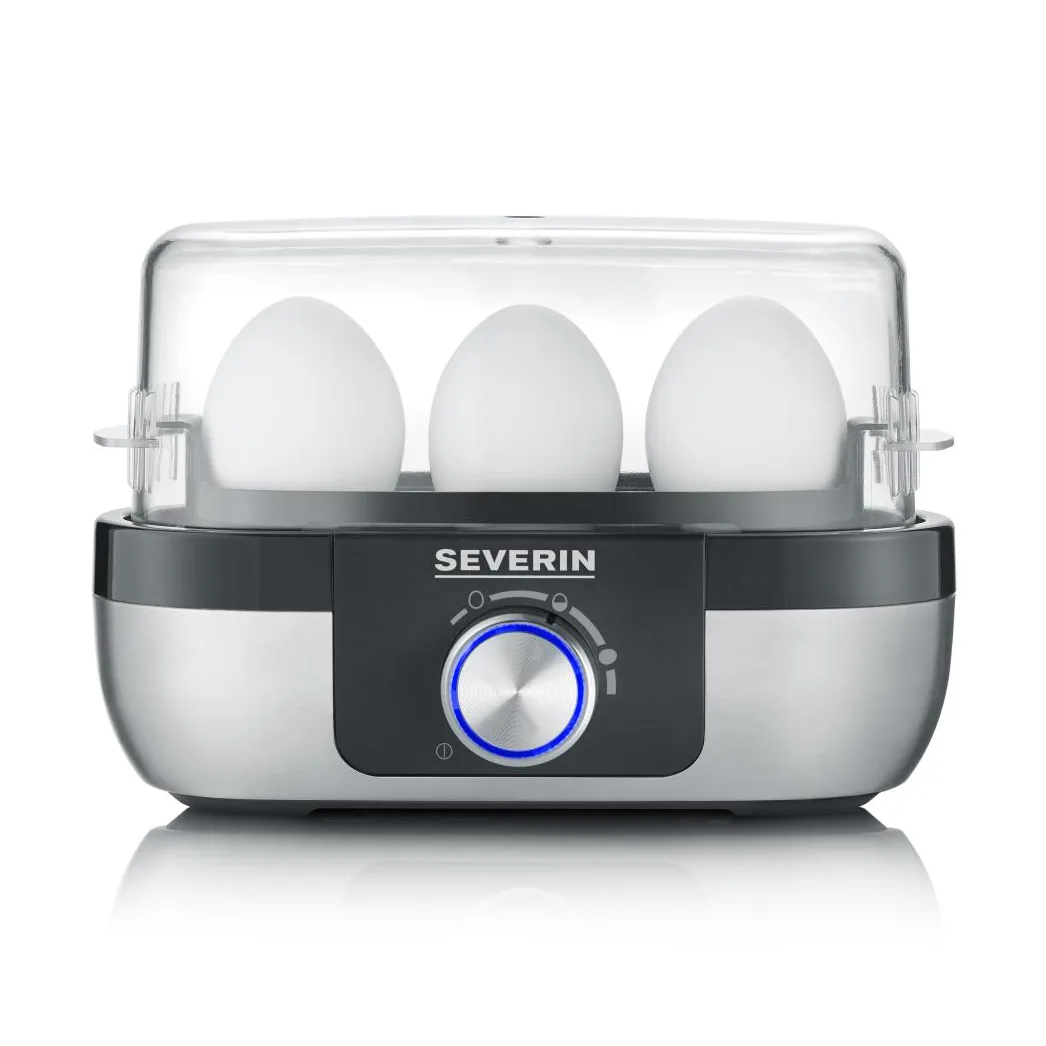 Severin Severin EK 3163 Premium æggekoger 1-3 æg Sort-sølv