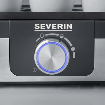 Severin EK 3163 Premium æggekoger 1-3 æg - Sort-sølv - Severin