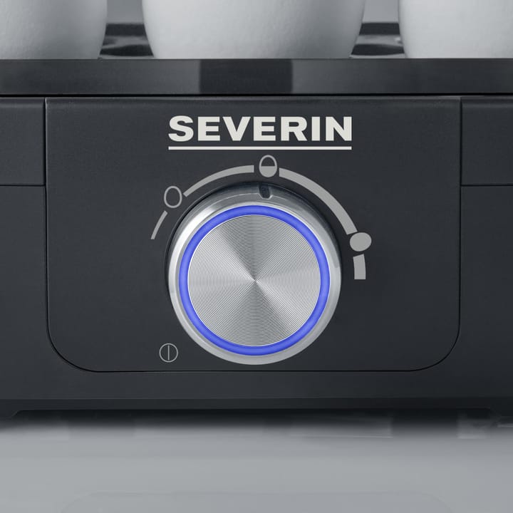 Severin EK 3166 æggekoger premium 1-6 æg, Sort Severin