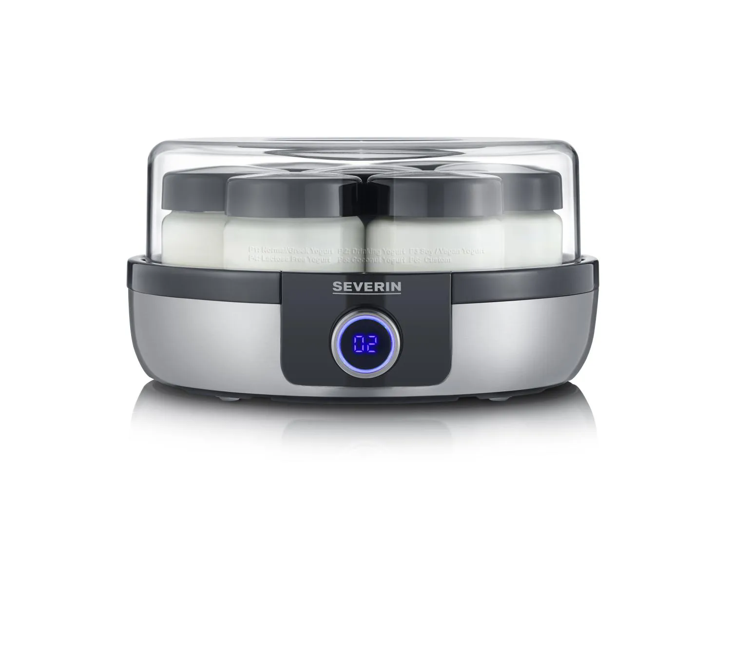 Severin JG 3521 yoghurt maker deluxe, Rustfrit stål Severin