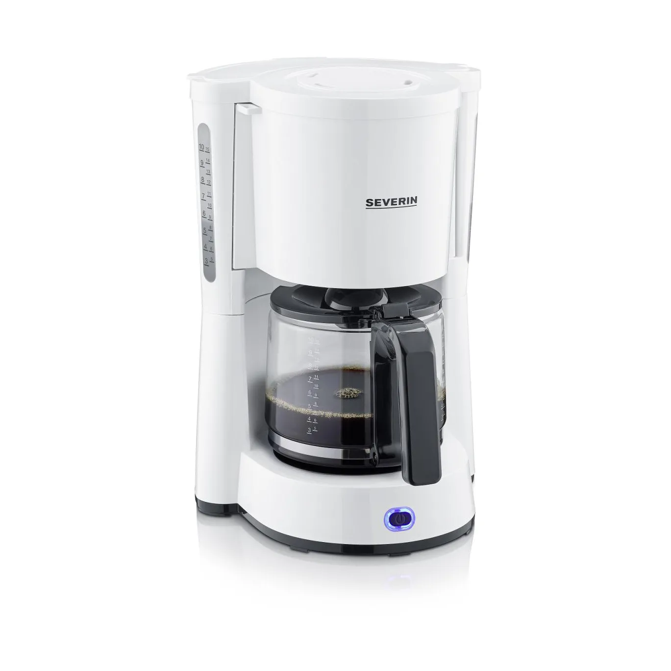 Severin KA 4816 Type kaffemaskine 10 kopper, Hvid Severin