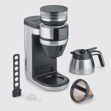 Severin KA 4851 FILKA helautomatisk kaffemaskine - Børstet stål-sort - Severin