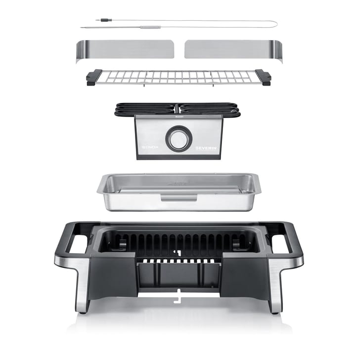 Severin PG 8117 Senoa Boost elgrill med stativ, Sort Severin