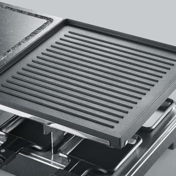Severin RG 2376 raclette kombi grill/sten 8 pander - Sort - Severin
