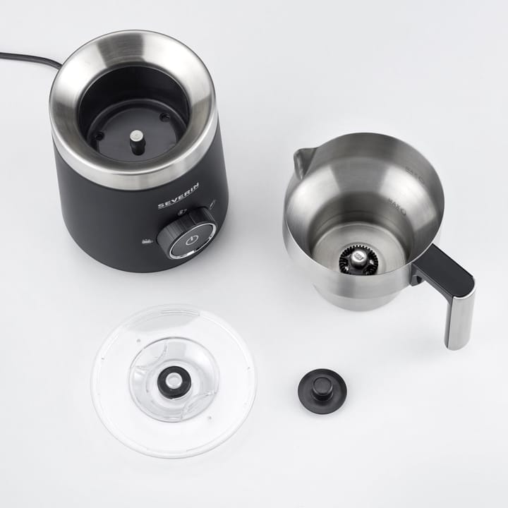 Severin SM 3585 Spuma mælkeskummer 500 ml, Sortgrå Severin