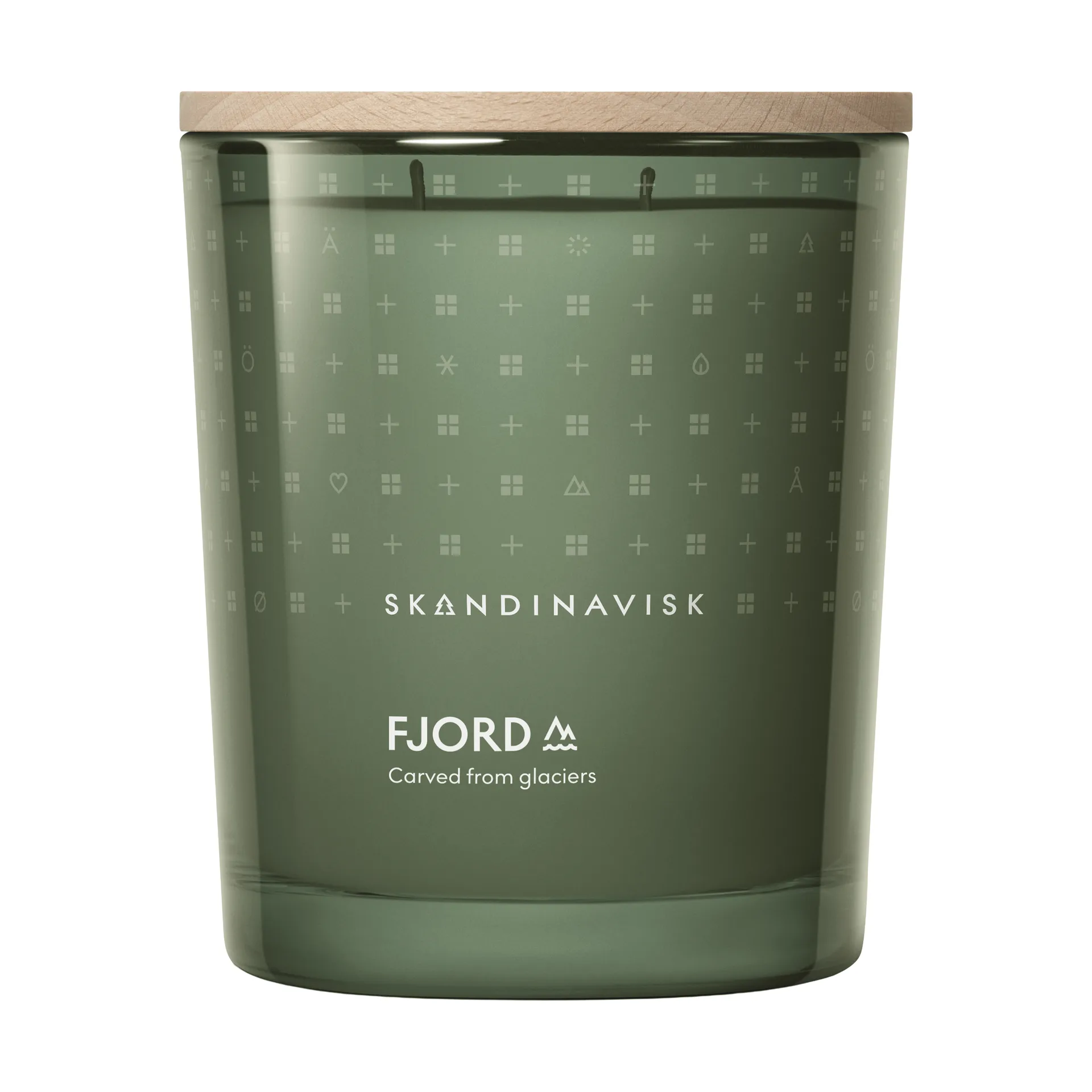 Fjord duftlys, 350 g, 2 væger Skandinavisk