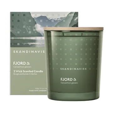 Fjord duftlys - 350 g, 2 væger - Skandinavisk